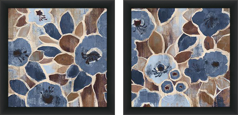 Contemporary Tapestry Blue I